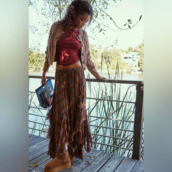 🎉LAST PIECE🎉Free People Bonfire Cardi Beaver Fur - Picture 6 of 9